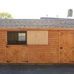 Wooden Shed Row Barn