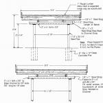 Figure 4. Movable bench plans