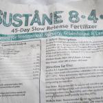 Sustane Organic Fertilizer
