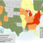 United States Trissolcus japonicus distribution map; Stop BMSB.org