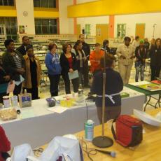 Brockton-Parents attend cooking workshop