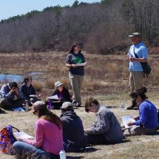 UMass professor Christine Hatch and Alex Hackman