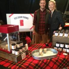 Red Door Farms attends Somerville market