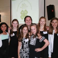 Plant-A-Smile 4-H Club from Newton offers presentation on Civil War map project