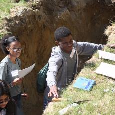 Soil tests at MA Envirothon