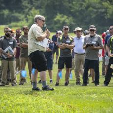UMass Turf Field Day 2023: Extension Weed Specialist Randy Prostak outlined alternatives to glyphosate for renovation.