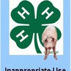 4-H Emblem inappropriate use case