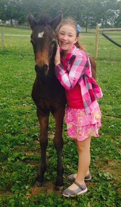 Granddaugther of Susan Roberts, Audrey, with Legacy