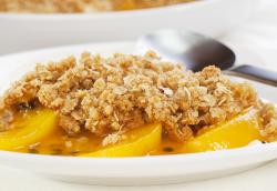 peach crisp