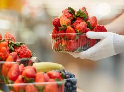 box of strawberries