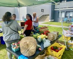 shopping at markets