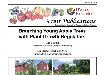 Fact Sheet "F-140 Branching Young Apple Trees with Plant Growth Regulators" cover