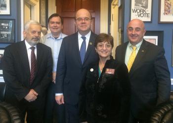 UMass representatives visit Congressman McGovern in Washington DC