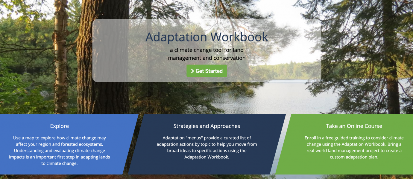 Adaptation Workbook website
